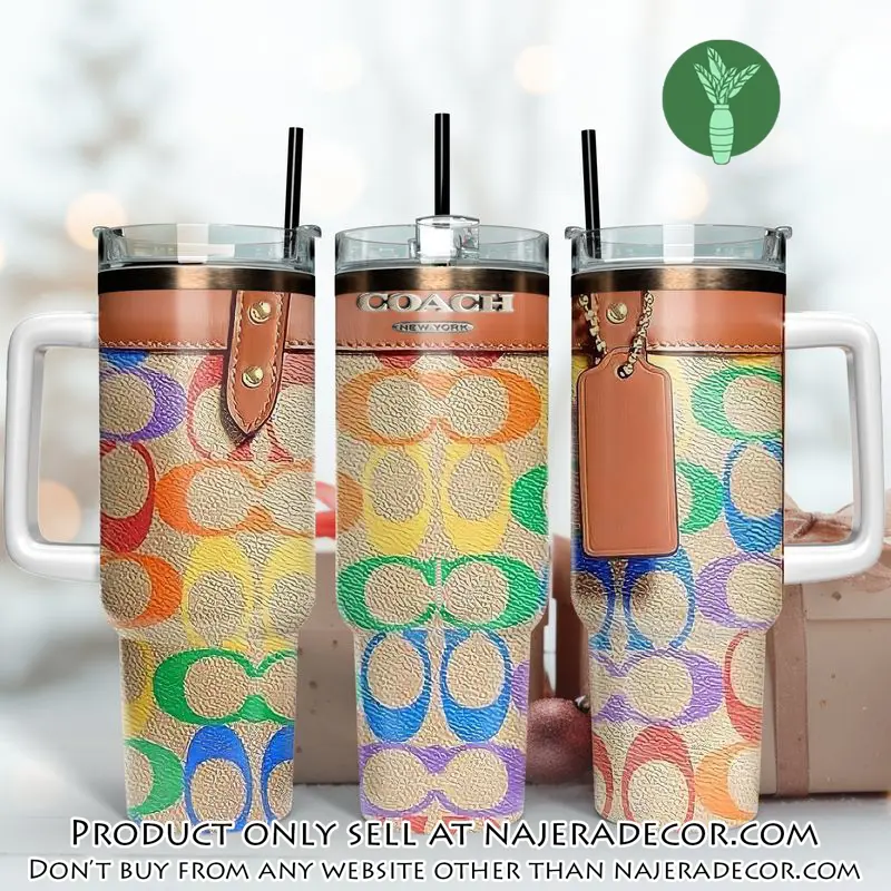 Coach logo 40oz stanley tumbler coach stanley tumbler ktb1074 njr3622698